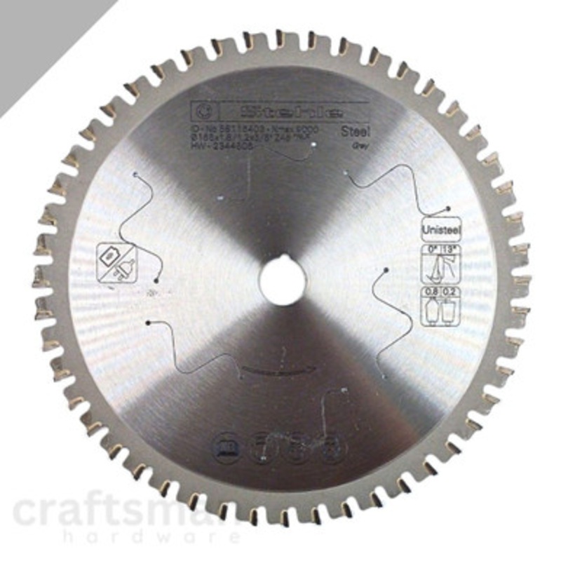 STEHLE Circular Saw Blade | HKS UNISTEEL 165mm/15.88mm Bore AKKU Thin Kerf Circular Saw Blade, for Metals