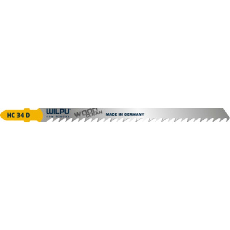 WILPU Jigsaw Blade | HC 34 D 105mm Precision Jigsaw Blade for Solid Timber