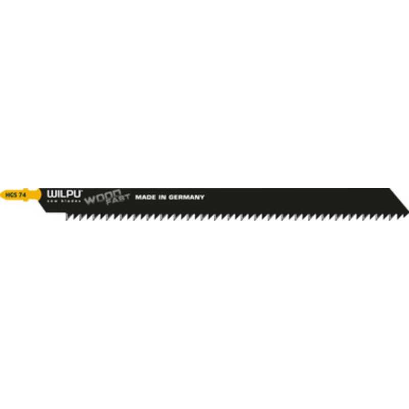 WILPU Jigsaw Blade | HGS 74 205mm Fast Cut Jigsaw Blade for Solid Timber
