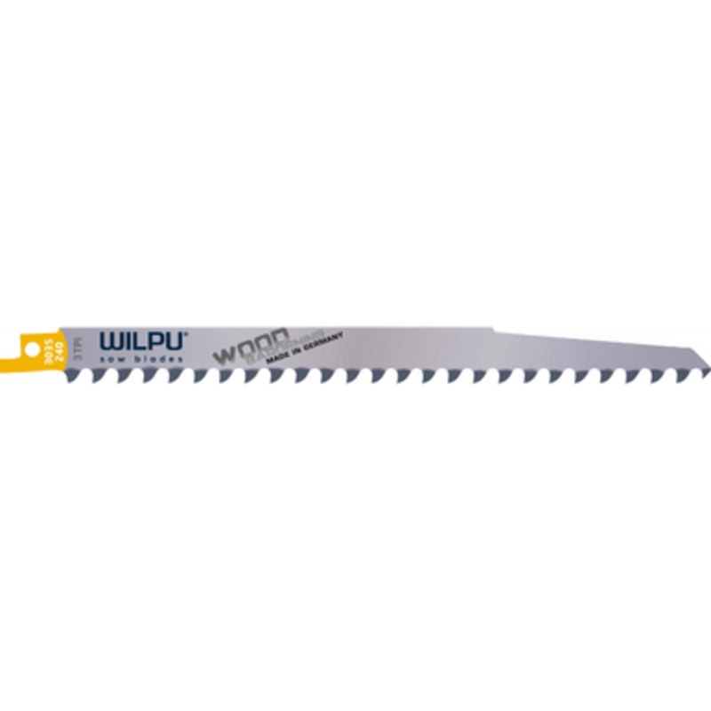 WILPU Reciprocating Saw Blade | 3035 Quick Cut Reciprocating Saw Blade for Solid Timber