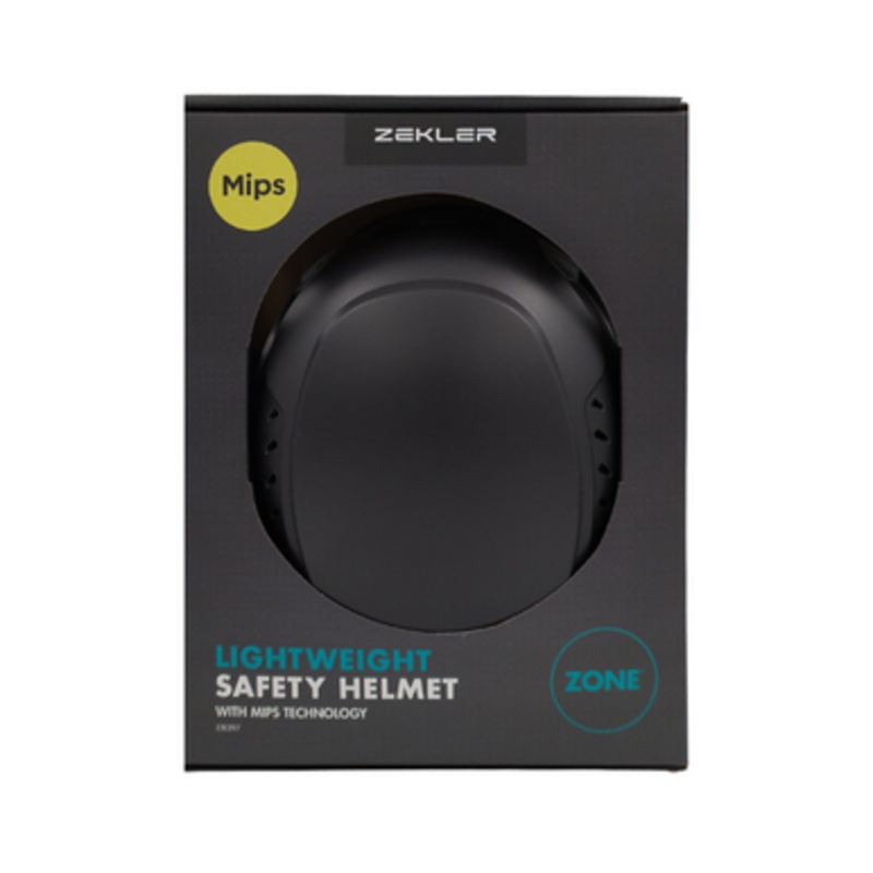 ZEKLER Head Protection | ZONE Helmet Grey Head Protection with MIPS and Chinstrap