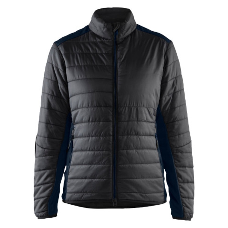 BLAKLADER Jacket | 4715 Black/Dark Navy Blue Womens Winter Jacket with Warm Lining and Water Repellent in Polyester