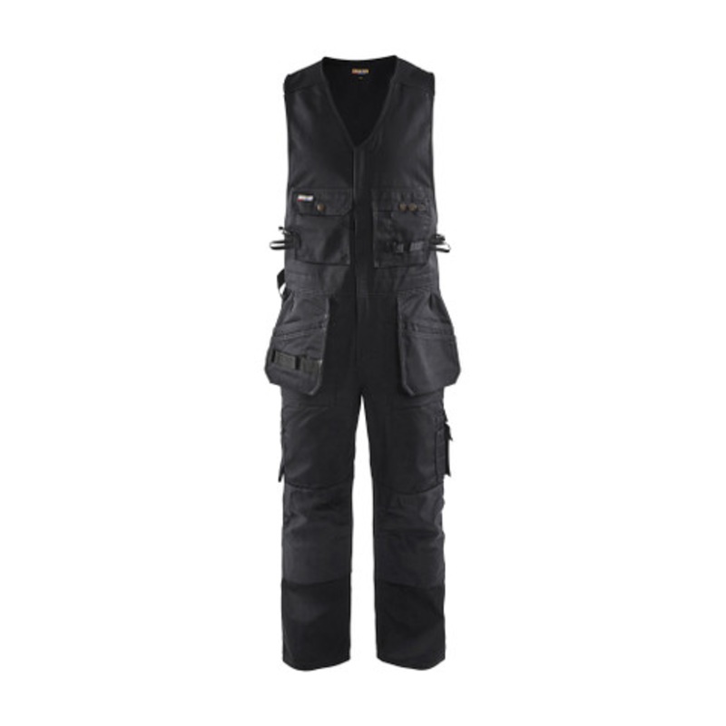 BLAKLADER Overalls | 2650 Craftsman Black Overalls with Holster Pockets in Durable Poly/Cotton Blend