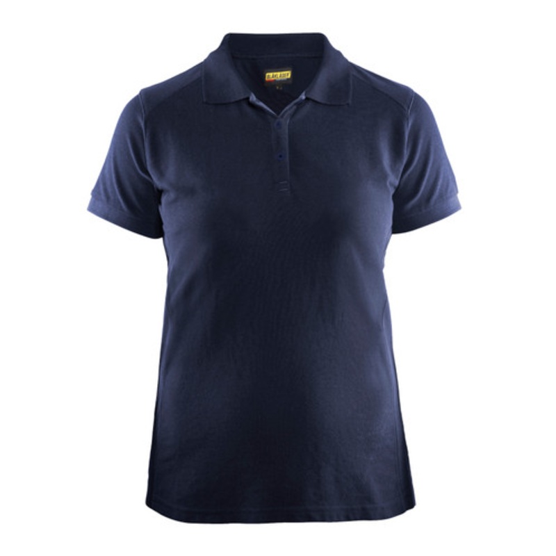 BLAKLADER Polo Shirt  | 3390 Womens Navy Blue Profile Polo Shirt with Durable Poly/Cotton Blend