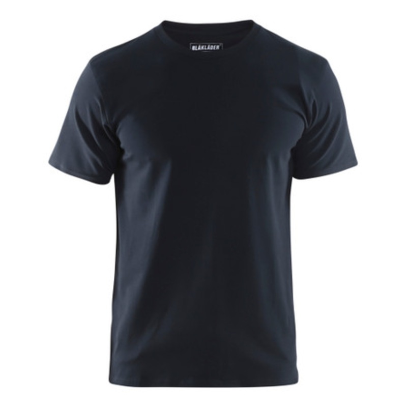BLAKLADER T-Shirt  | 3533 Dark Navy Blue Classic T-Shirt in Cotton with Stretch