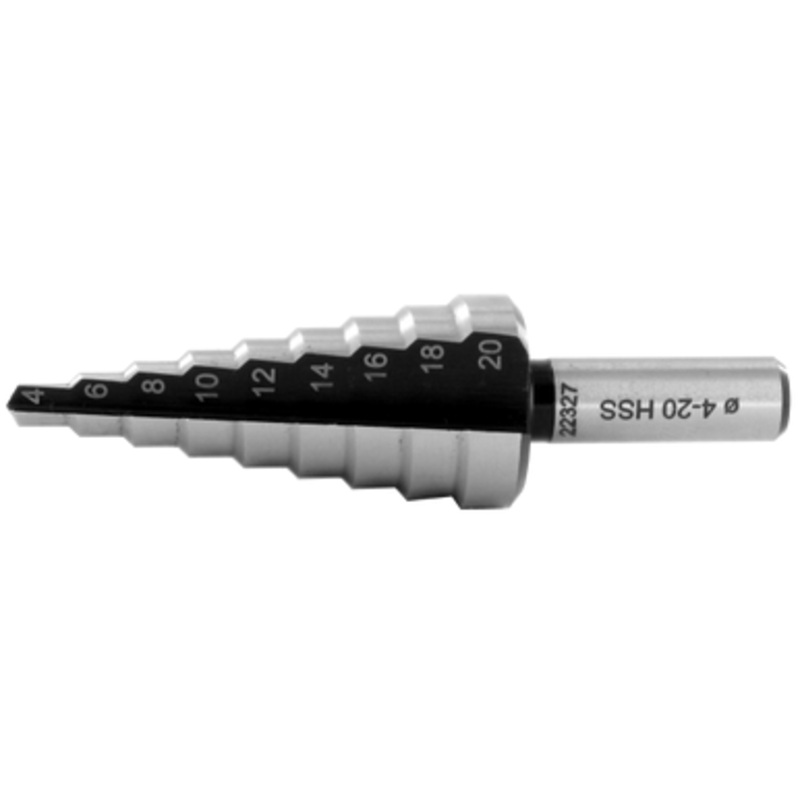 FAMAG Step Drill | 3692 HSS 6-30 mm Step Drill  for Sheet Metal
