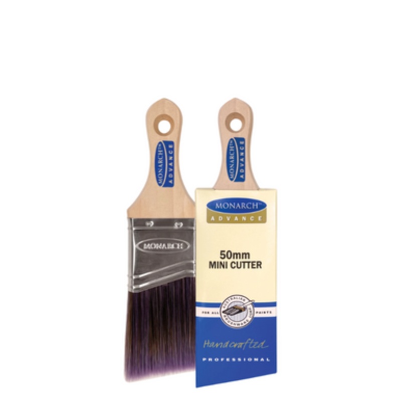 MONARCH Paint Brush | ADVANCE 50mm Mini Angle Cutter Paint Brush for Cutting In and Framing