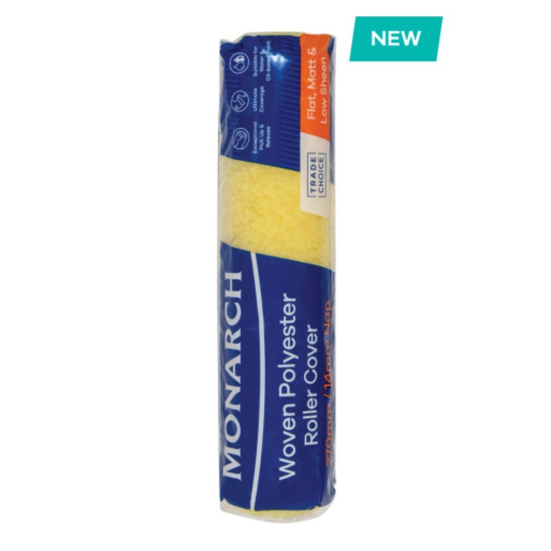 MONARCH Paint Roller | 270mm Cover Paint Roller 14mm Nap in Woven Polyester