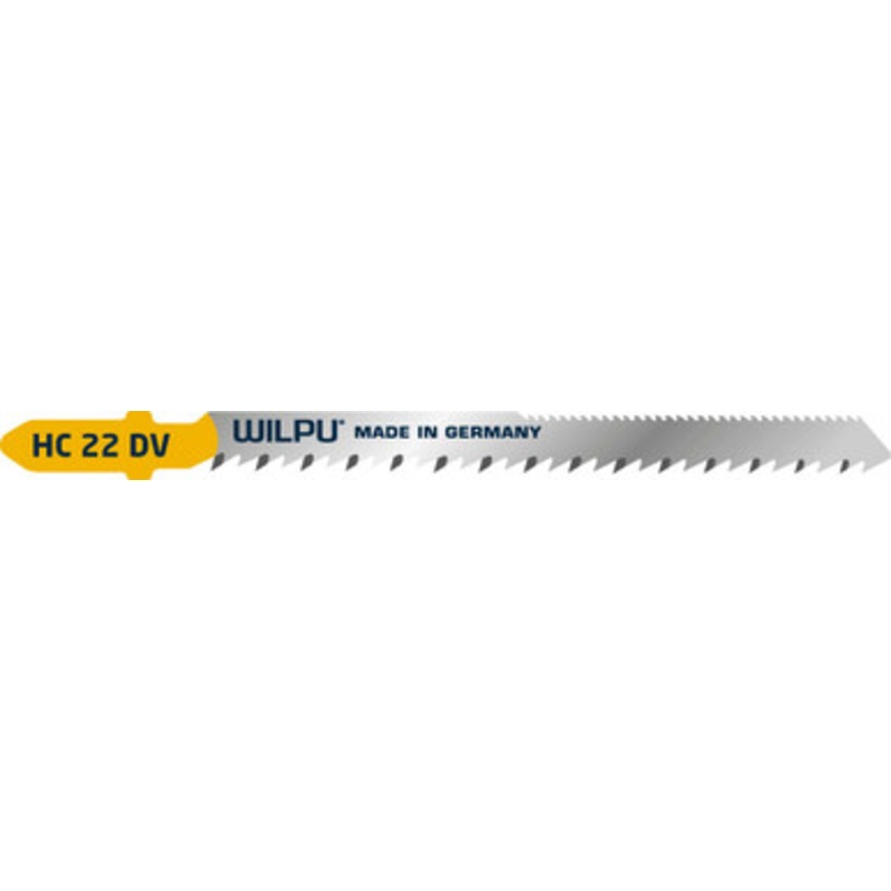 WILPU Jigsaw Blade | HC 22 DV Timber Blades  for Curve Cuts