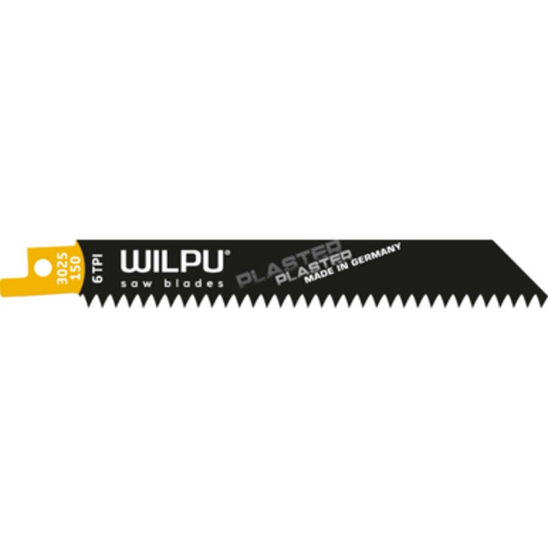 WILPU Reciprocating Saw Blade | 3025 Quick Cut Reciprocating Saw Blade for Solid Timber