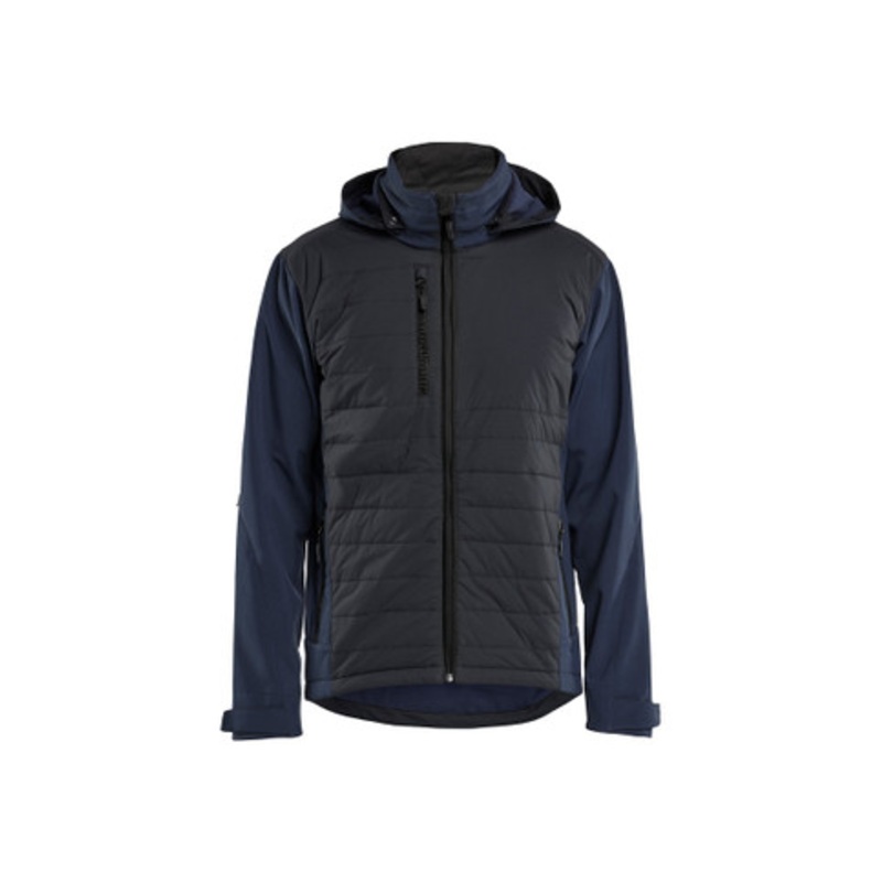 BLAKLADER Jackets | 4743 Navy Blue/Black Jacket Hybrid and Waterproof in Softshell