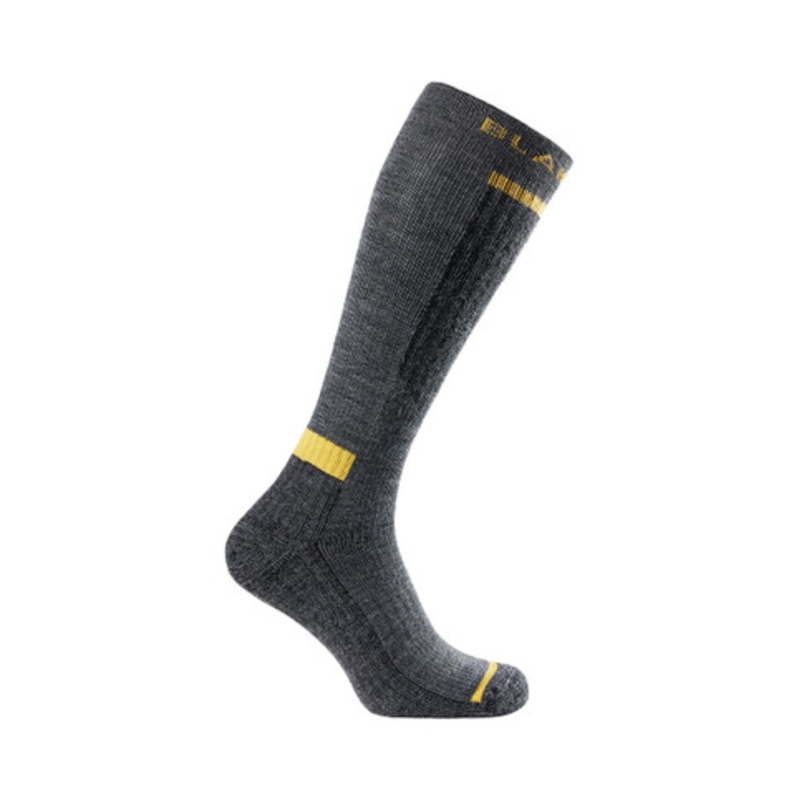 BLAKLADER Socks | 2502 Wool High Insulating Socks Elastic Knit in Black Melange