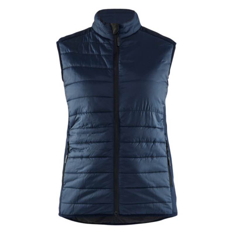 BLAKLADER Vest | 3864 Dark Navy Blue Quilted Vest for Women with Lining