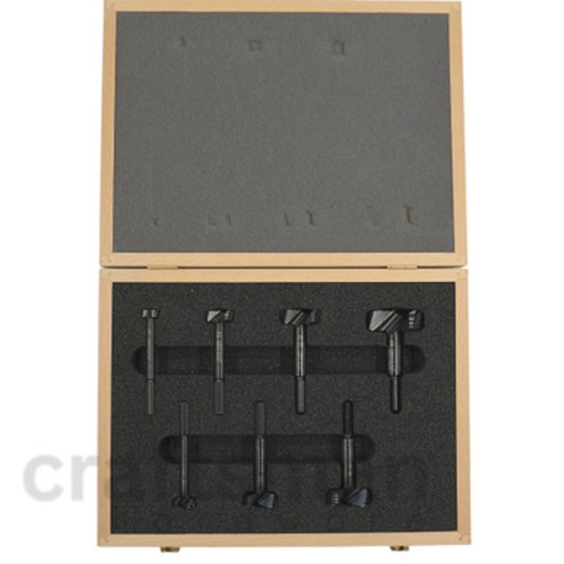 FAMAG Forstner Bit | 1622 BORMAX Tool Steel Forstner Bit . Set 15, 20, 25, 30, 35, 40, 50 mm and Box.