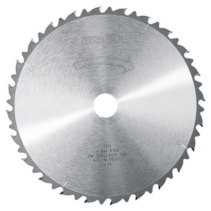 MAFELL Saw Blades | 250mm Circular Saw Blades with 30mm Bore