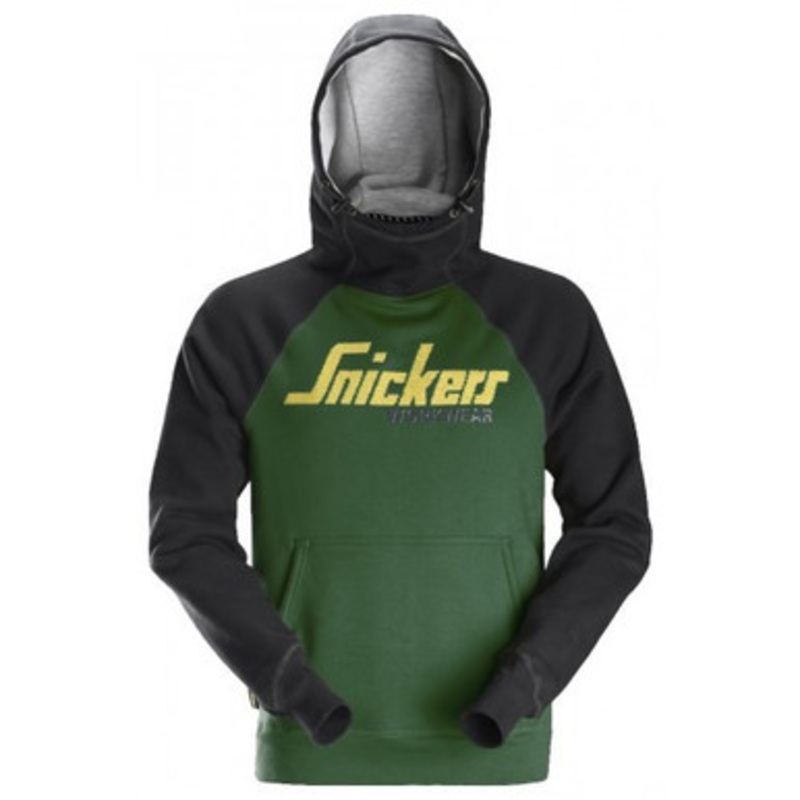SNICKERS Hoodie | 2889 Forest Green Snickers Workwear Logo Hoodie-SALE