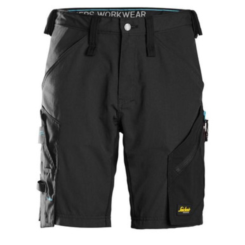 SNICKERS Shorts | 6112 Lite Work 37.5 Black Shorts with Durable Poly/Cotton Blend