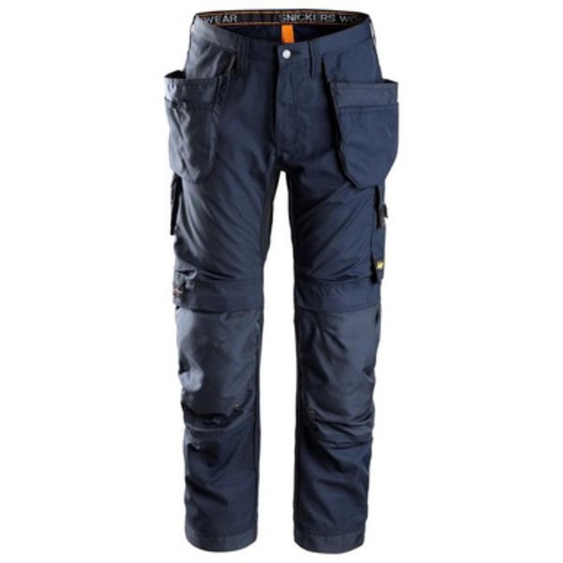 SNICKERS Trousers | 6201  Allround Work Navy Blue Trousers with Kneepad Pockets and Holster Pockets Cordura
