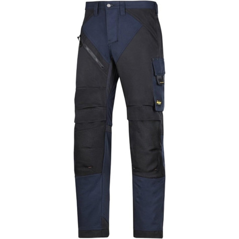 SNICKERS Trousers | 6303 Navy Blue RuffWork Canvas + Work Trousers-SALE