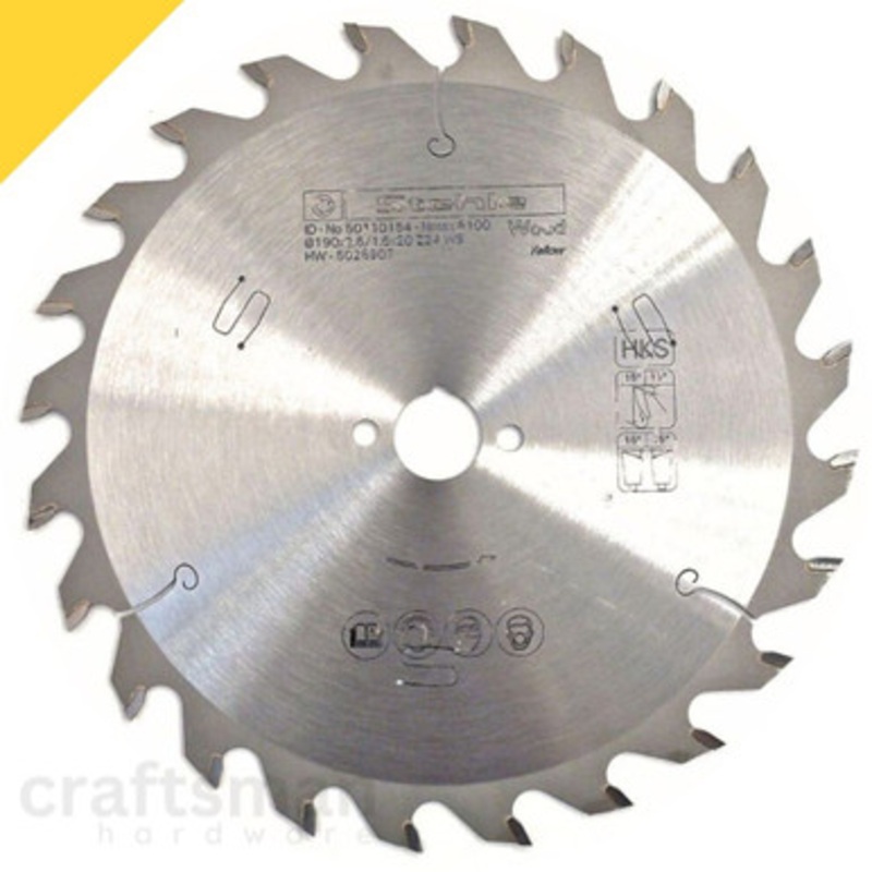 STEHLE Circular Saw Blade | HKS SOLID 190mm/20mm Bore Circular Saw Blade, for Solid Timber