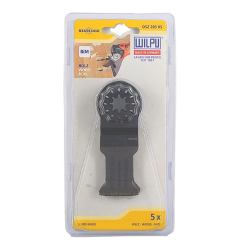 WILPU Multi Tool Blade | OSZ 205 35mm Plunge Multi Tool Blade for Solid Timber