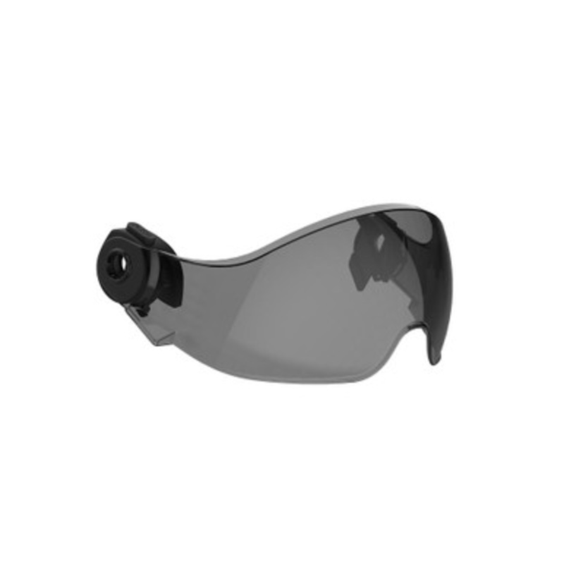 ZEKLER Helmet | ZONE Grey Helmet Half Face Visor in Quick Mounted