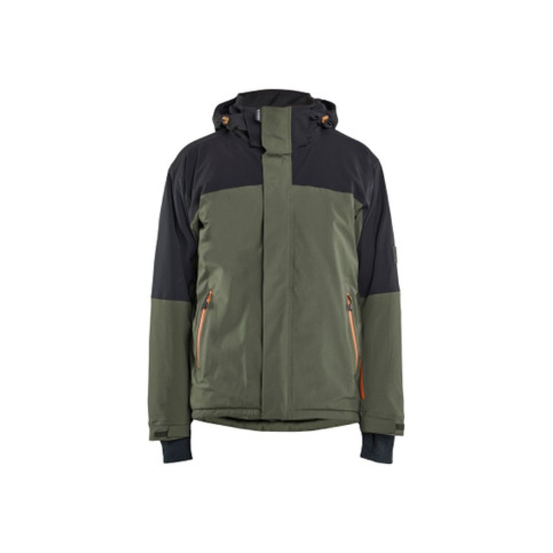 BLAKLADER Jackets | 4991 Forest Green/Black Winter Jacket Insulated and Windproof in Waterproof Polyester