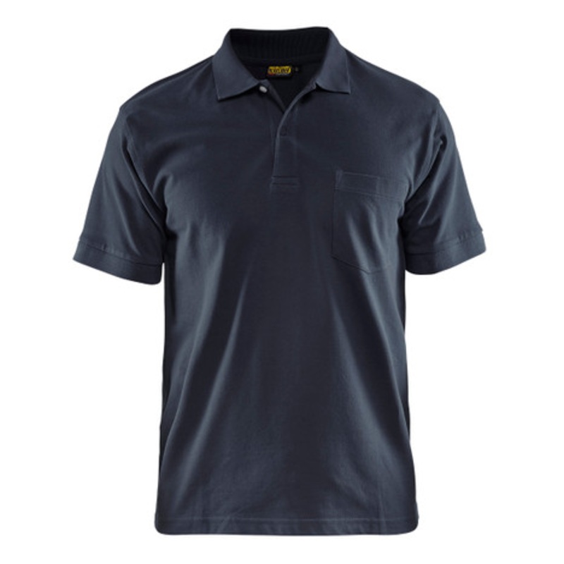 BLAKLADER Polo Shirt  | 3305 Mens Dark Navy Blue Polo Shirt with Cotton