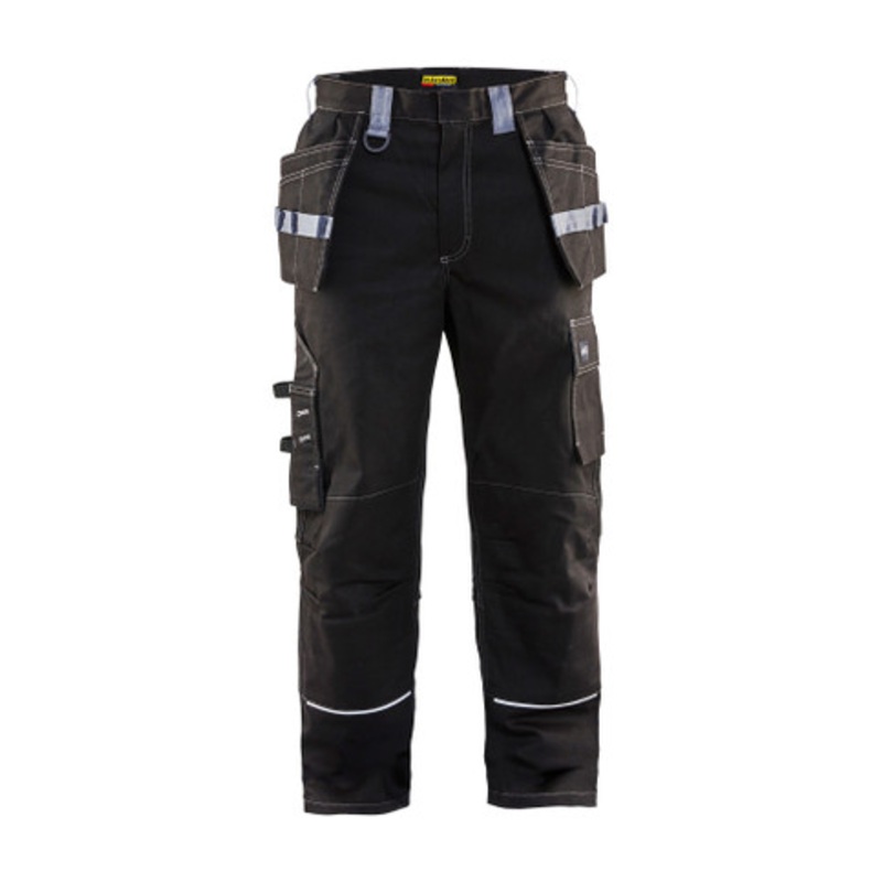 BLAKLADER Trousers | 1461 Welding Black Trousers with Holster Pockets and Anti-Flame Cotton