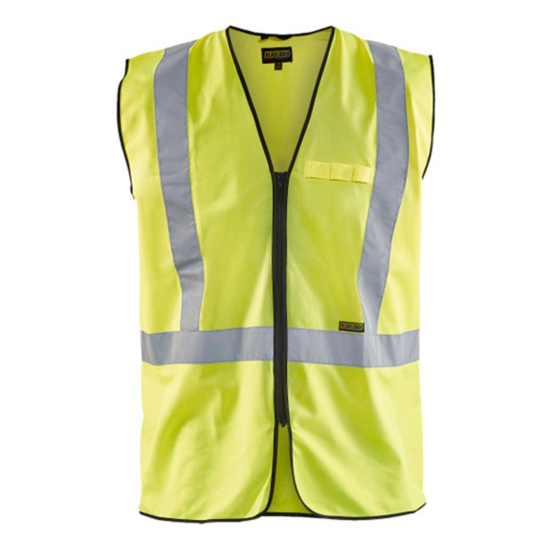 BLAKLADER Vest | 3029 High Vis Yellow Safety Vest with Reflective Tape