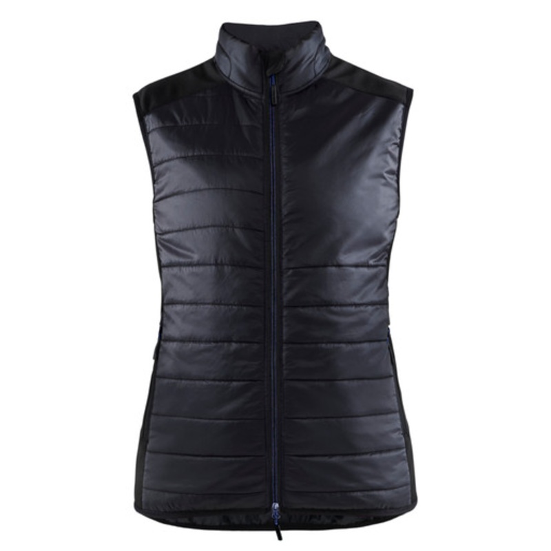 BLAKLADER Vest | 3864 Black / Navy Blue Quilted Vest for Women with Warm Lining