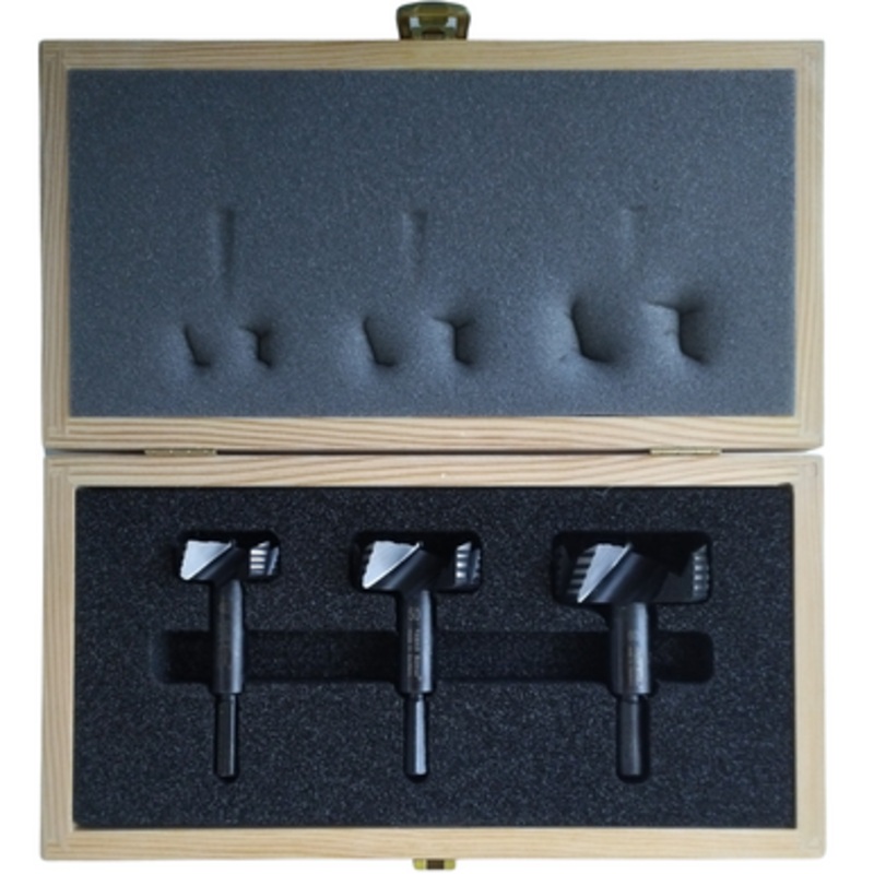 FAMAG Forstner Bit | 1622 BORMAX Tool Steel Forstner Bit . Set 40, 50, 60 mm and Box.