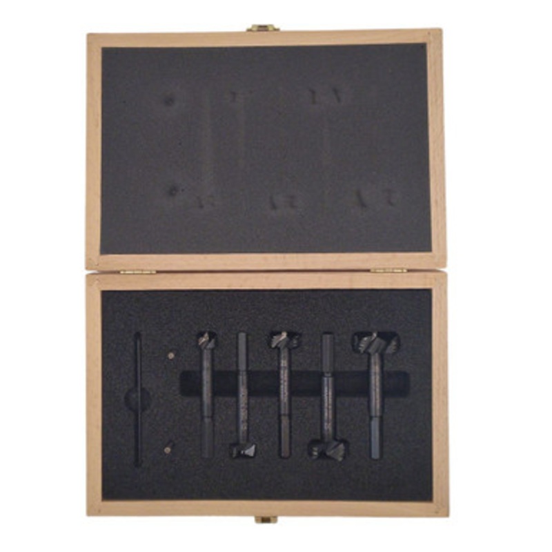 FAMAG Forstner Bit | 1624 BORMAX Tool Steel Forstner Bit . Set 15, 20, 25, 30, 35 mm and Box.