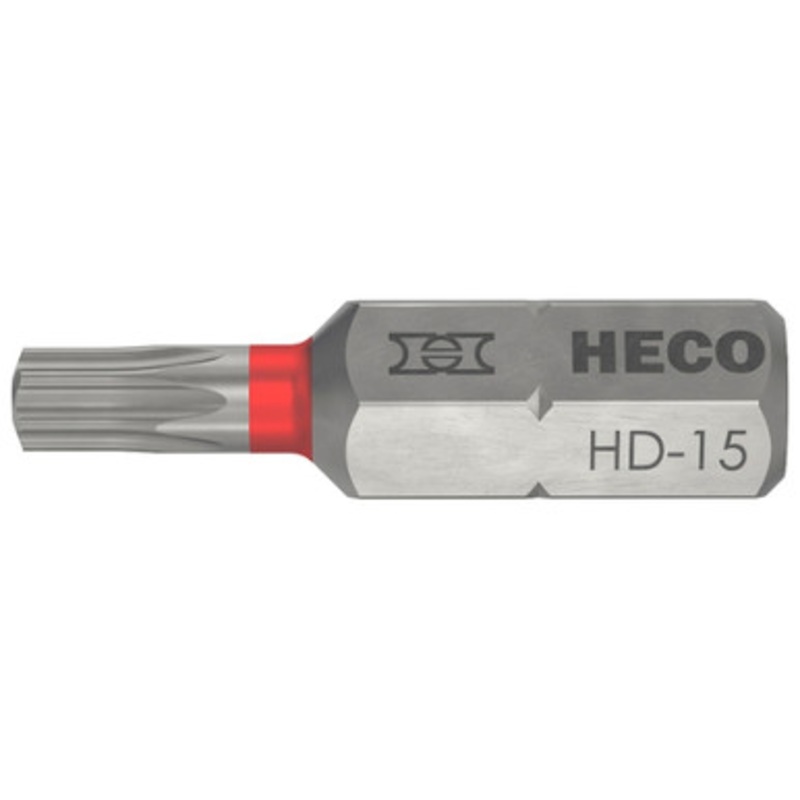 HECO Drive Bits | HD15 Drive Bits in 25mm Length for  Shank