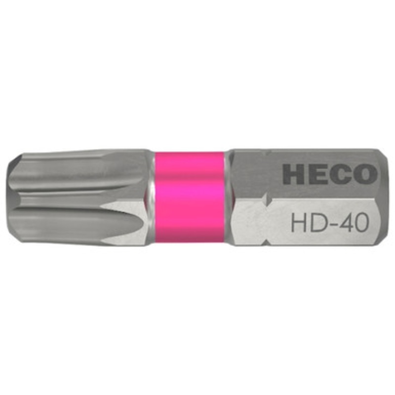 HECO Drive Bits | HD40 Drive Bits  in 25mm Length for  Shank