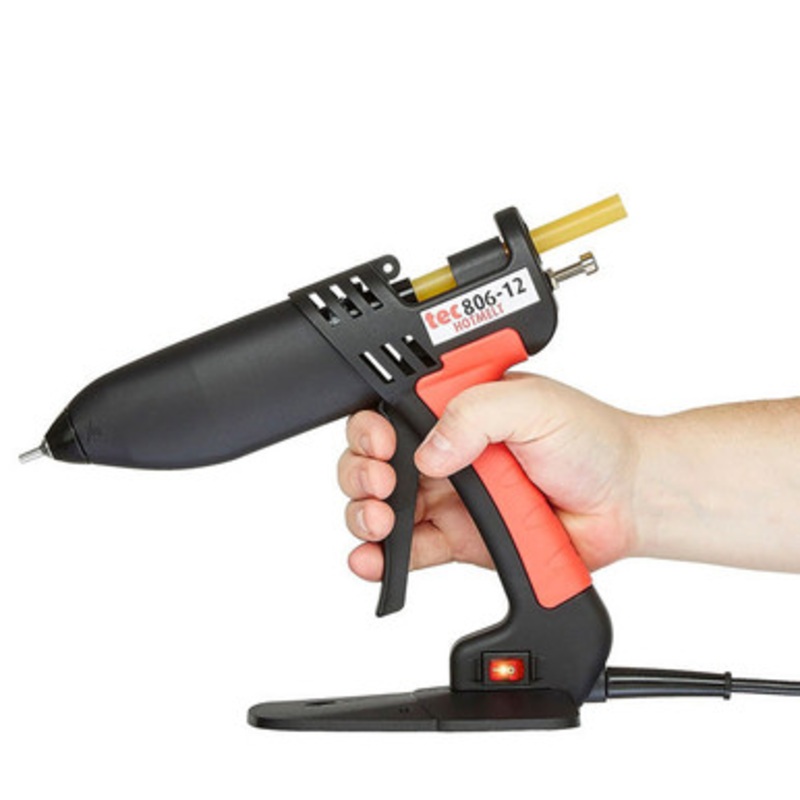 POWER ADHESIVES Glue Gun | 806-12 Corded Medium Size Industrial Glue Gun for Wood Repair