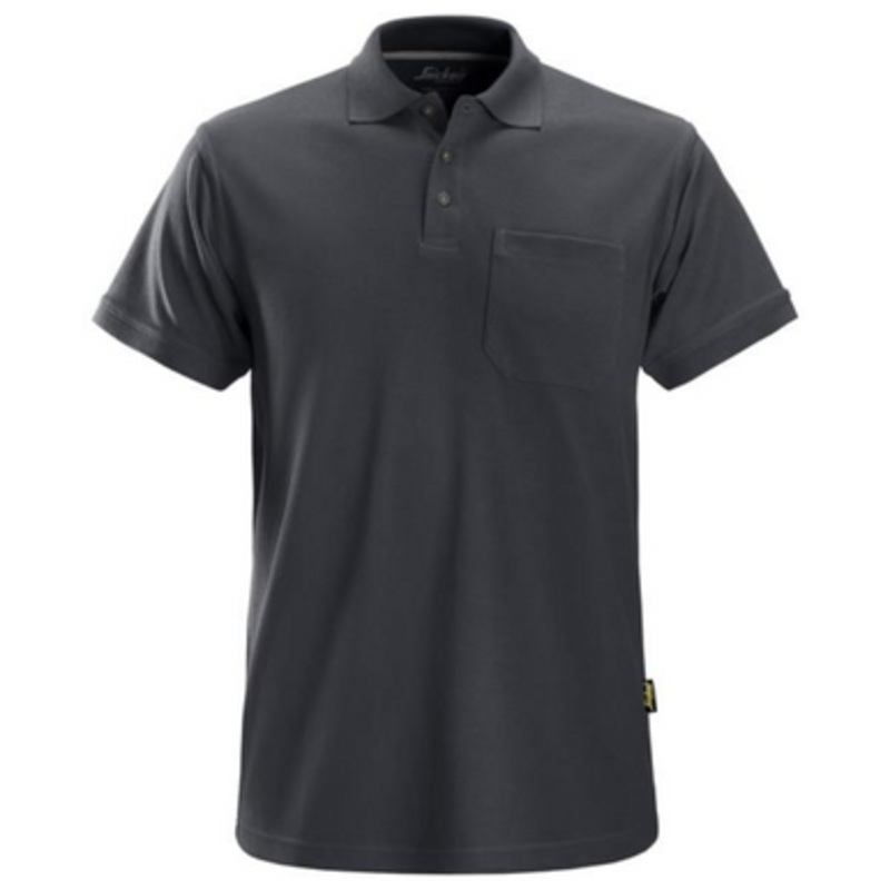 SNICKERS Polo Shirt | 2708 Mens Mid Grey  Classic Polo Shirt in Durable Poly/Cotton Blend