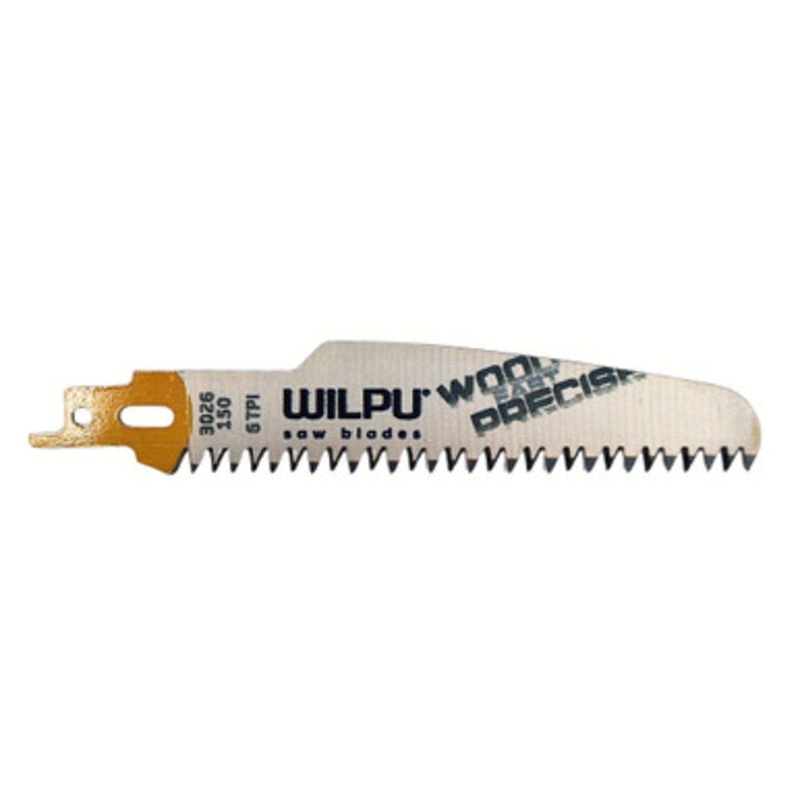 WILPU Reciprocating Saw Blade | 3026 Quick Cut Reciprocating Saw Blade for Solid Timber