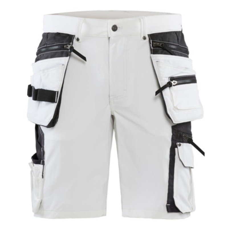 BLAKLADER Shorts | 1088 Painters White Shorts with 4-Way Stretch