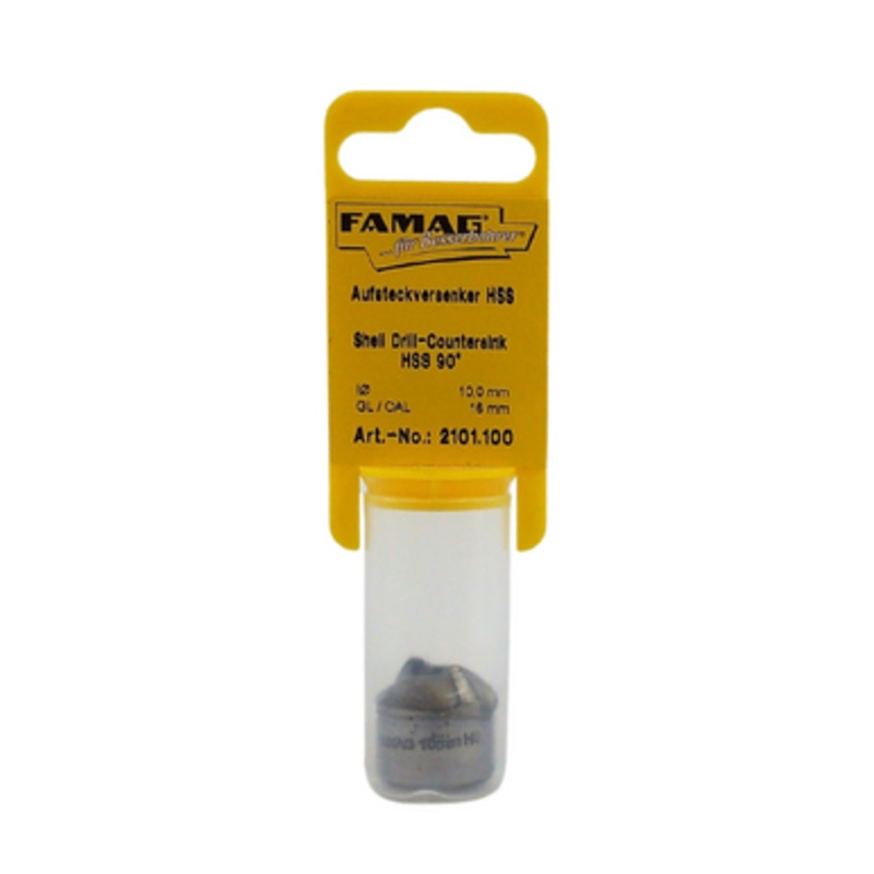 FAMAG Shell Countersinks | 2101 90 Countersink –  16mm  for 10mm Drill