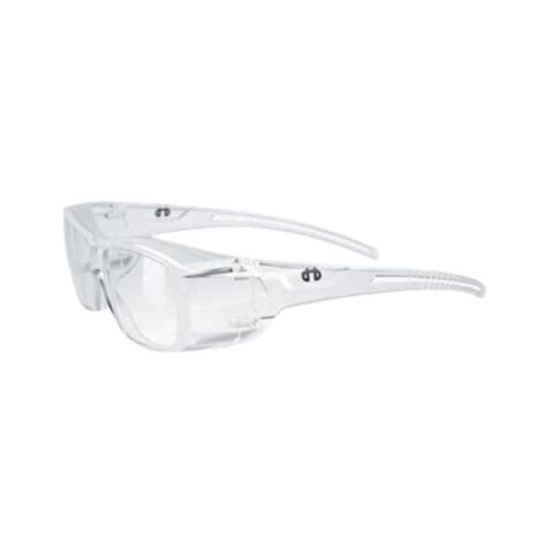 HELLBERG Safey Glasses | XENON OTG Clear, Impact Resistant Eyewear  for Over Glasses