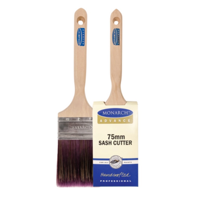 MONARCH Paint Brush | ADVANCE 75mm Sash Cutter Paint Brush for Doors and Windows