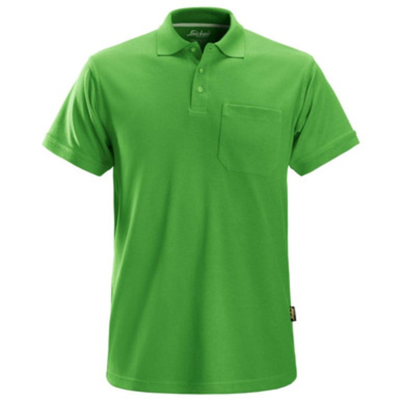 SNICKERS Polo Shirt | 2708 Mens Apple Green Classic Polo Shirt in Durable Poly/Cotton Blend-SALE