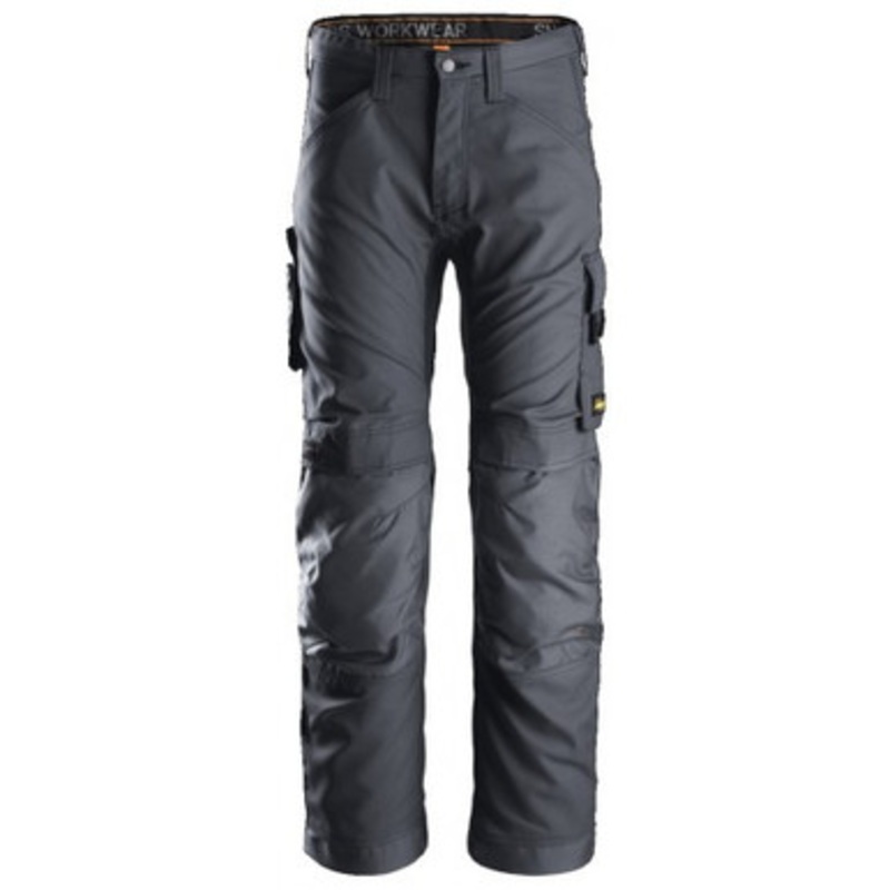SNICKERS Trousers | 6301  Allround Work Mid Grey Trousers with Kneepad Pockets and Cordura