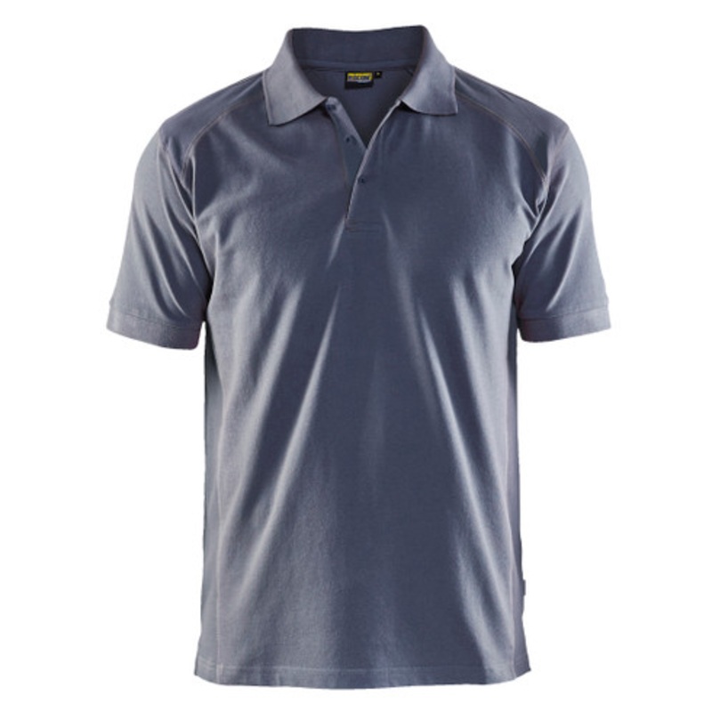BLAKLADER Polo Shirt  | 3324 Grey Polo Shirt in Cotton