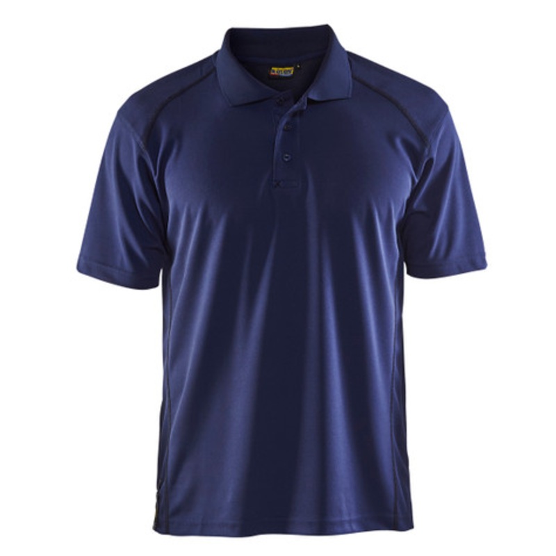 BLAKLADER Polo Shirt | 3326 Navy Blue Pique Polo Shirt with UV Protection