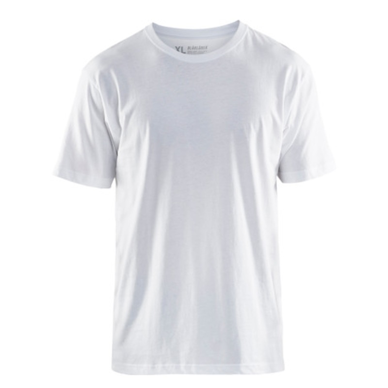 BLAKLADER T-Shirt  | 3325  White 5 Pack T-Shirt in Cotton-SALE