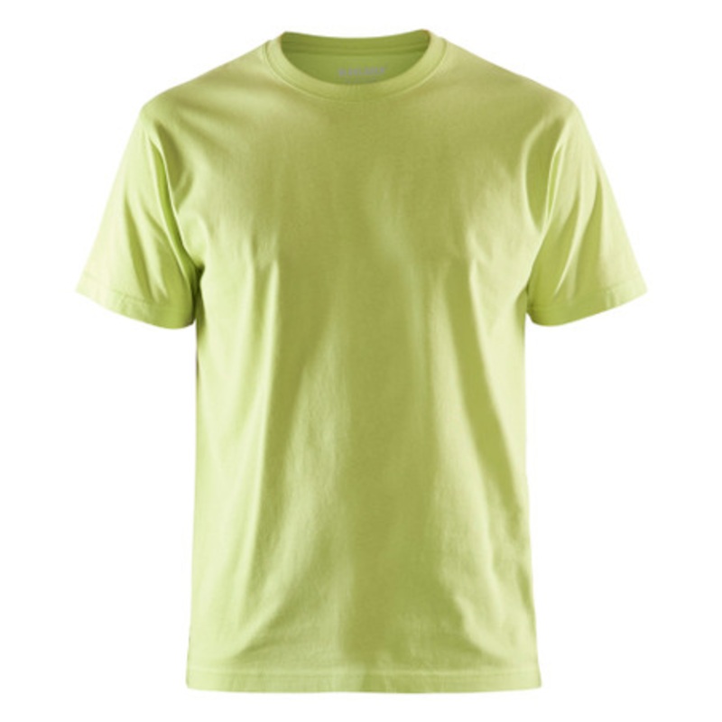 BLAKLADER T-Shirt  | 3525 Mens Lime Green Classic T-Shirt in Cotton