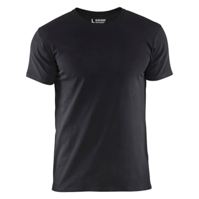 BLAKLADER T-Shirt  | 3533 Black Classic T-Shirt in Cotton with Stretch