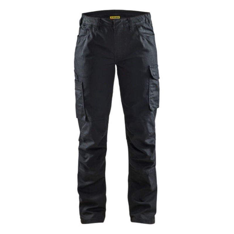 BLAKLADER Trousers | 7140 Womens Service Black Trousers with Scratch Free with Denim with Stretch